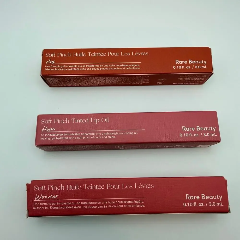 Rare Beauty soft pinch tinted lip oil.